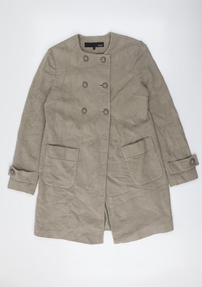 Womens UK Size 6 NEXT Beige Overcoat