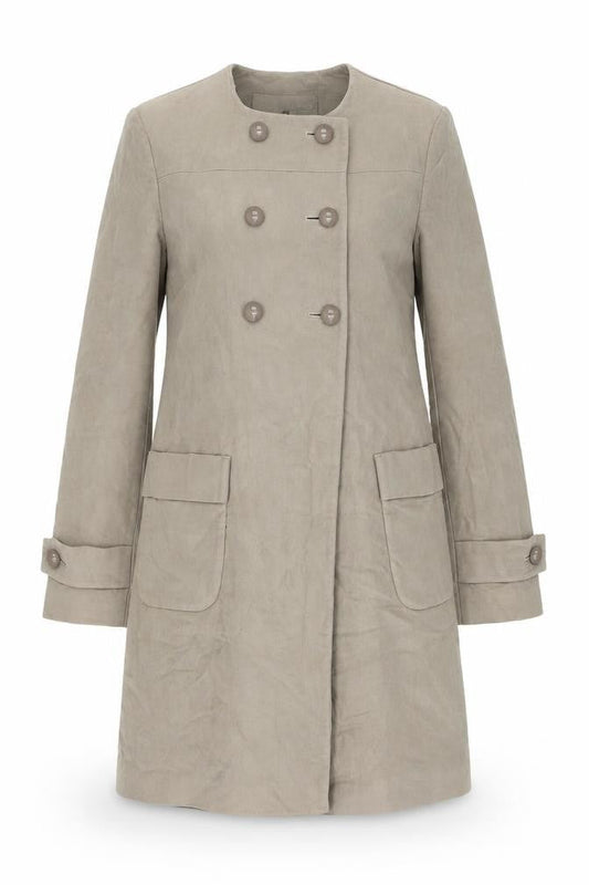 Womens UK Size 6 NEXT Beige Overcoat