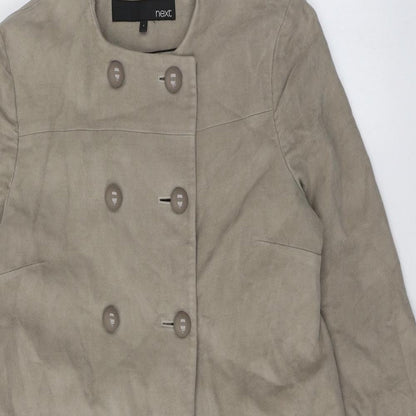 Womens UK Size 6 NEXT Beige Overcoat