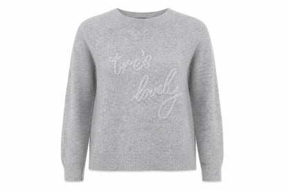 Womens UK Size M Oasis Grey Pullover Jumper