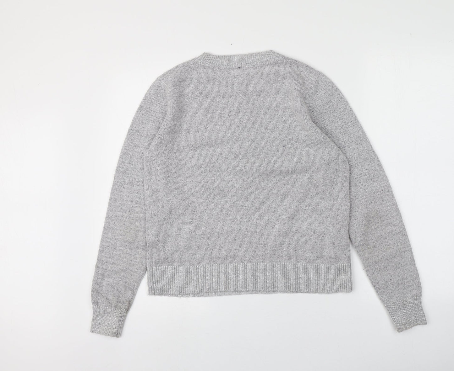 Womens UK Size M Oasis Grey Pullover Jumper