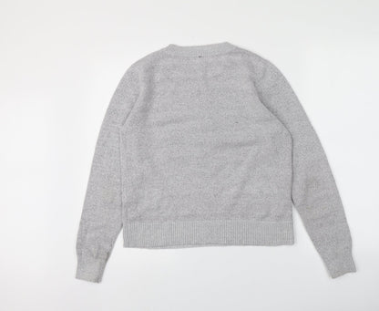 Womens UK Size M Oasis Grey Pullover Jumper