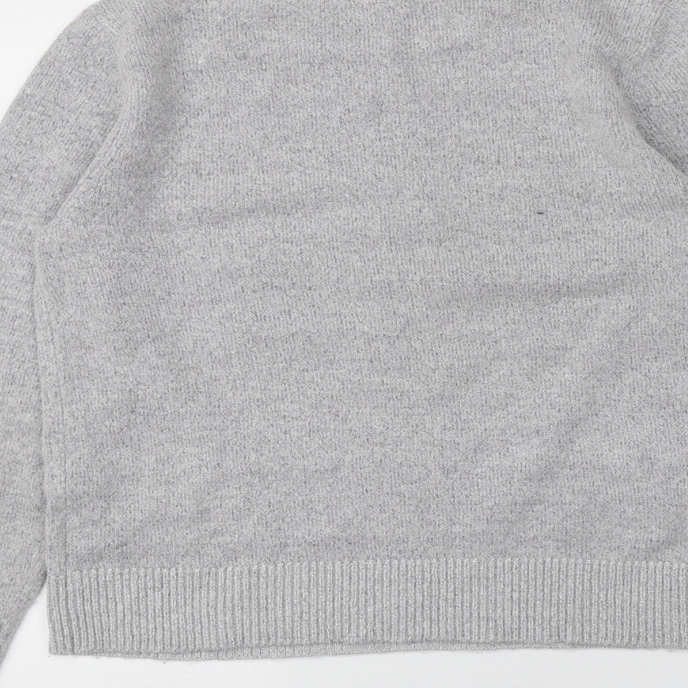 Womens UK Size M Oasis Grey Pullover Jumper