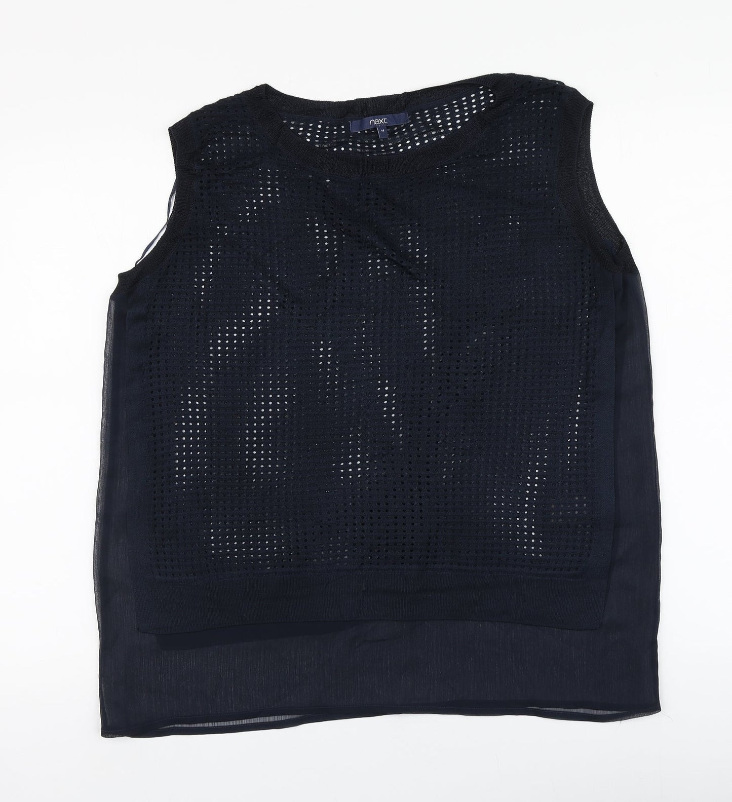 Womens UK Size 14 NEXT Blue Basic T-Shirt