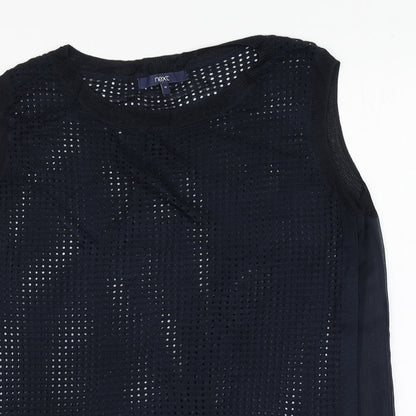Womens UK Size 14 NEXT Blue Basic T-Shirt
