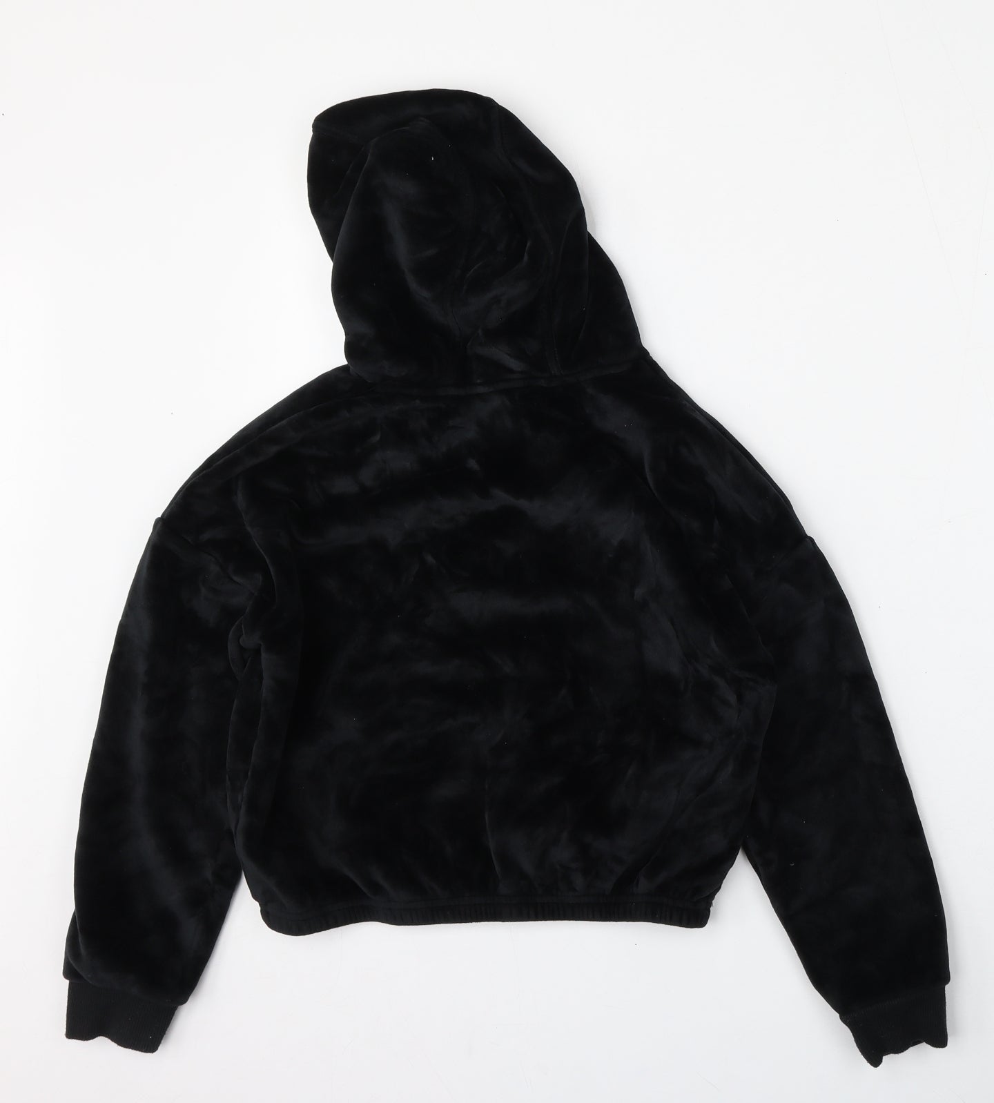 Dunnes Stores Girls Black  Polyester Pullover Hoodie Size XS