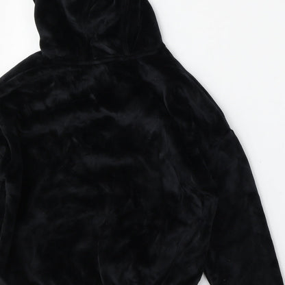 Dunnes Stores Girls Black  Polyester Pullover Hoodie Size XS