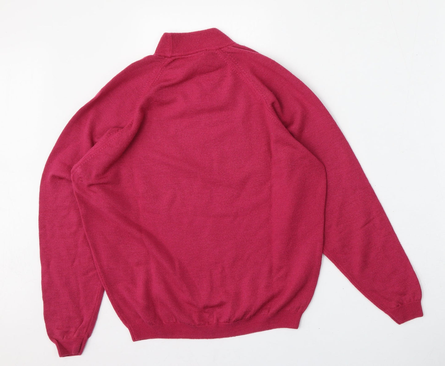 Womens UK Size M Preworn Pink Pullover Jumper
