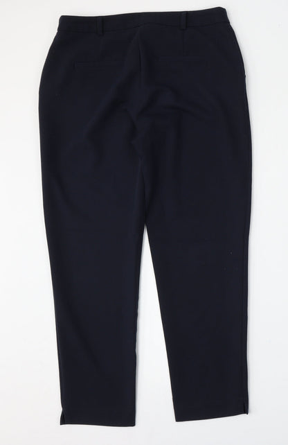 Womens UK Size 8 Dorothy Perkins Regular Fit  Blue Trousers