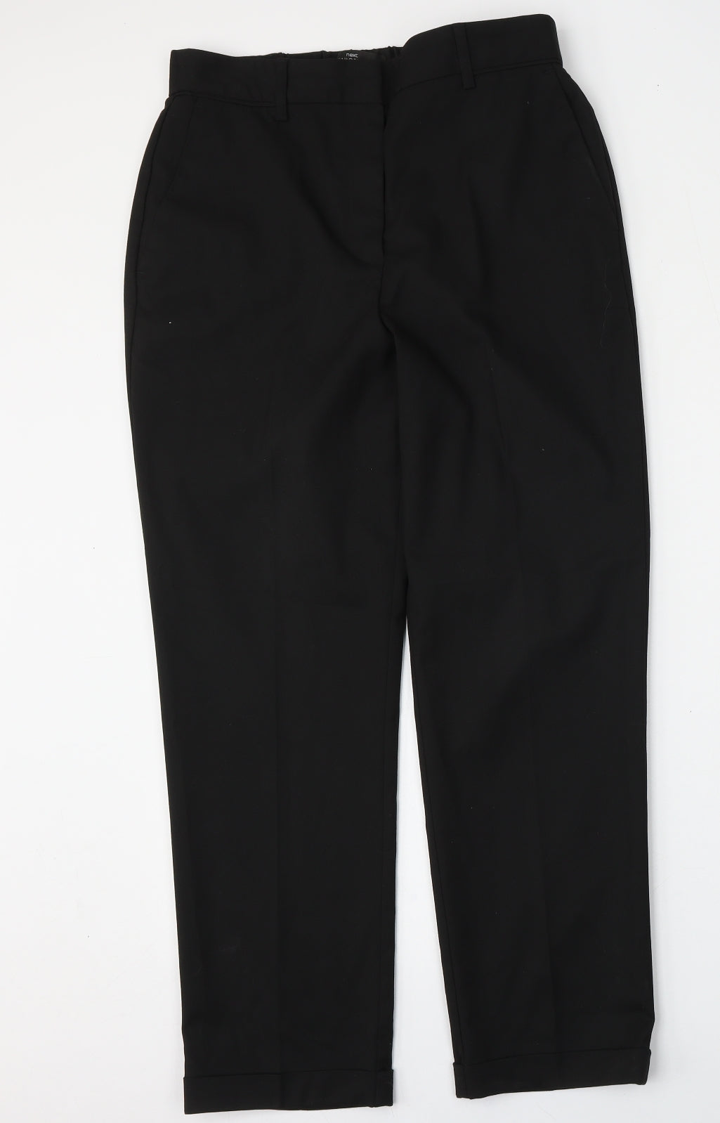 Womens UK Size 10 NEXT Regular Fit  Black Trousers