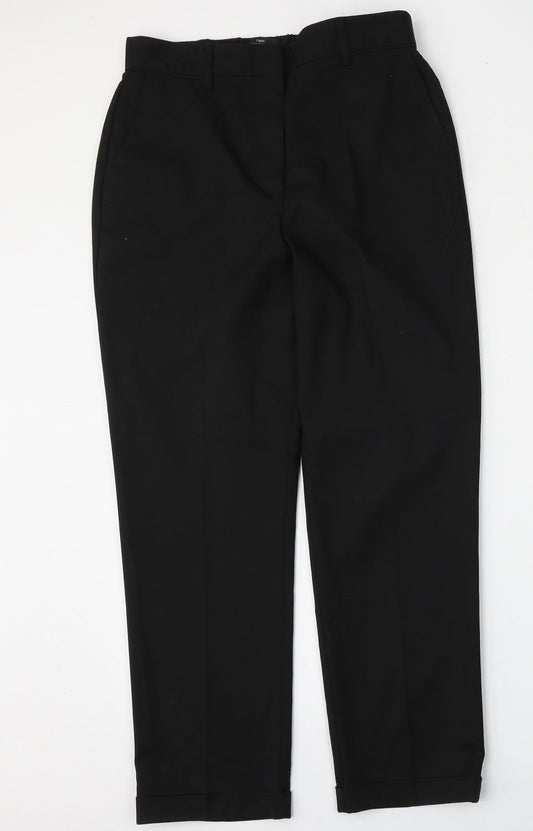 Womens UK Size 10 NEXT Regular Fit  Black Trousers