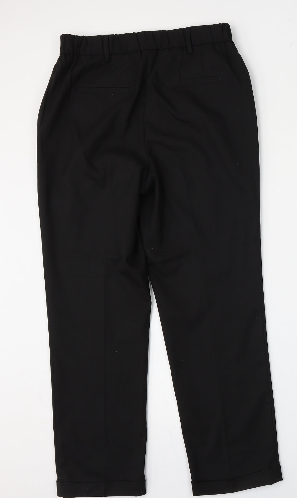 Womens UK Size 10 NEXT Regular Fit  Black Trousers