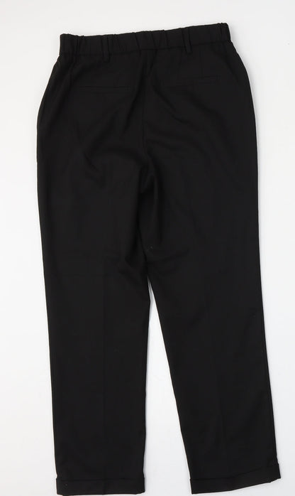 Womens UK Size 10 NEXT Regular Fit  Black Trousers