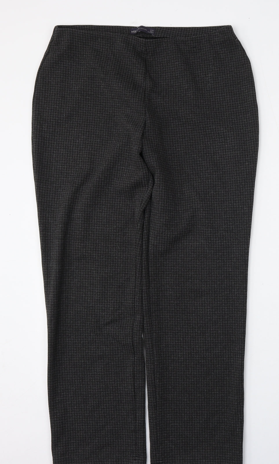 Womens UK Size 12 Marks and Spencer Regular Fit  Grey Trousers
