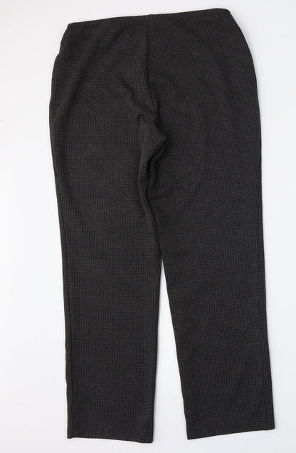 Womens UK Size 12 Marks and Spencer Regular Fit  Grey Trousers