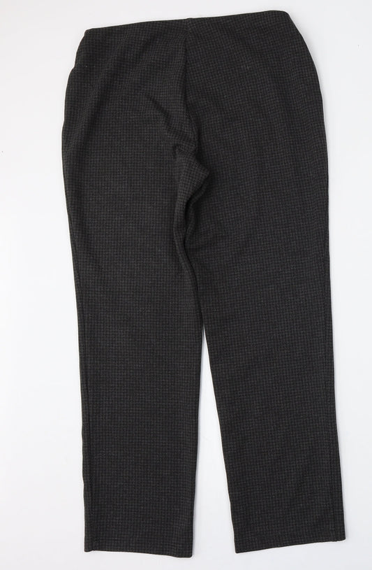 Womens UK Size 12 Marks and Spencer Regular Fit  Grey Trousers