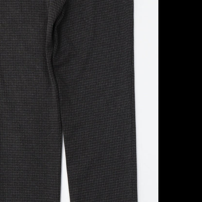 Womens UK Size 12 Marks and Spencer Regular Fit  Grey Trousers