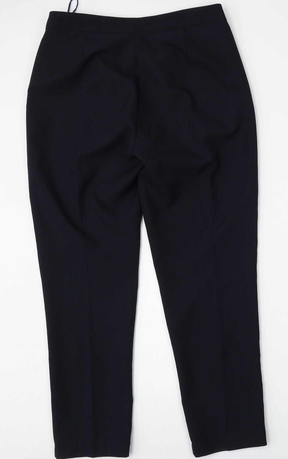 Bonmarché Womens Blue  Polyester Trousers  Size 14 L30 in Regular