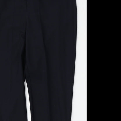 Bonmarché Womens Blue  Polyester Trousers  Size 14 L30 in Regular