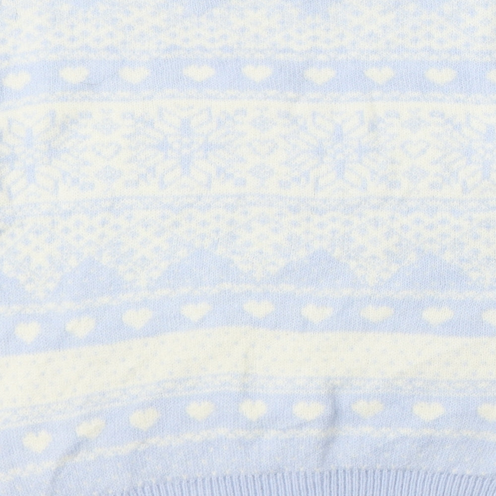 Womens UK Size S Matalan Blue Pullover Jumper
