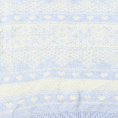 Womens UK Size S Matalan Blue Pullover Jumper