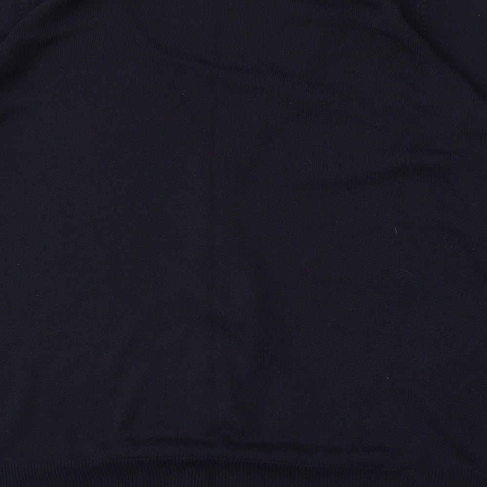 Womens UK Size M Preworn Blue Cardigan Jumper
