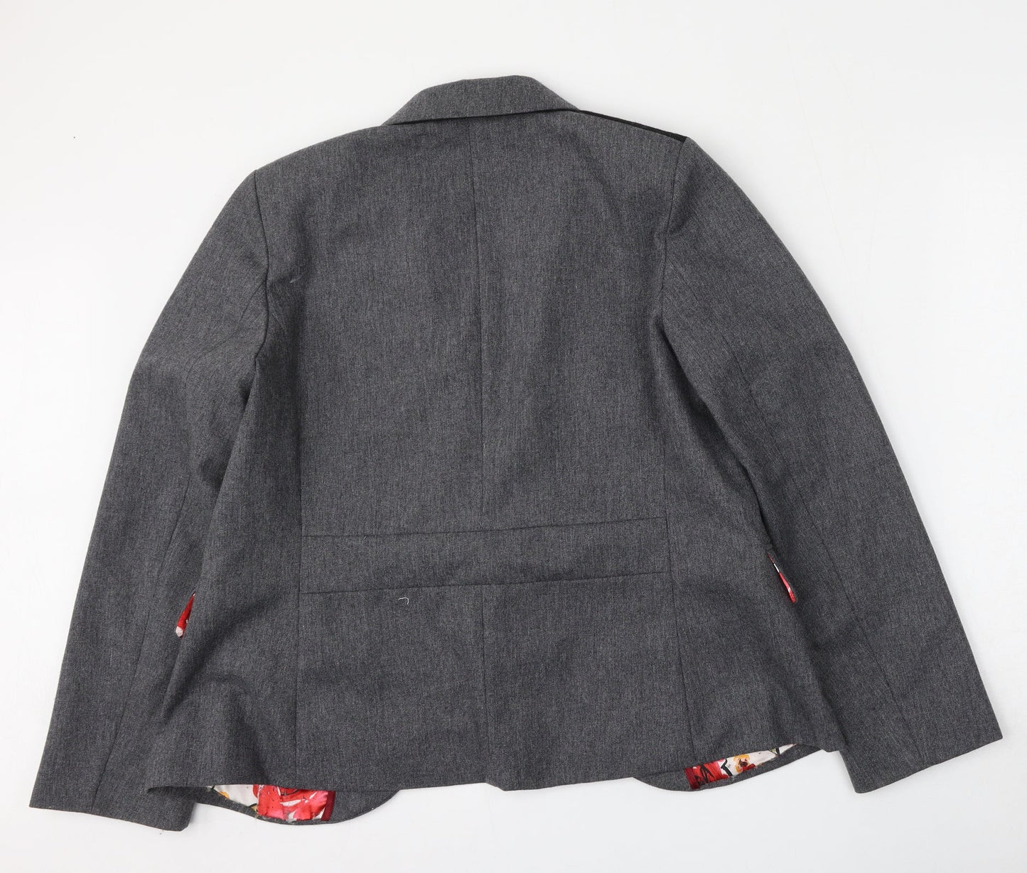 Laundry Industry Womens Grey  Wool Jacket Blazer Size M