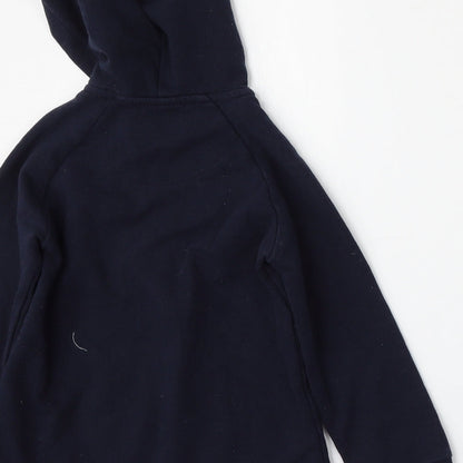 Mayoral Girls Blue  Cotton Full Zip Hoodie Size 4 Years  Zip