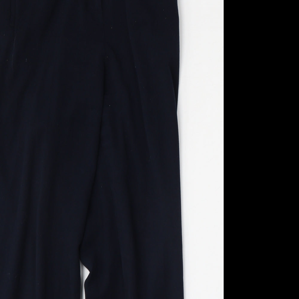 Womens UK Size 14 Marks and Spencer Regular Fit  Blue Trousers