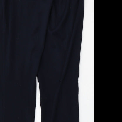 Womens UK Size 14 Marks and Spencer Regular Fit  Blue Trousers