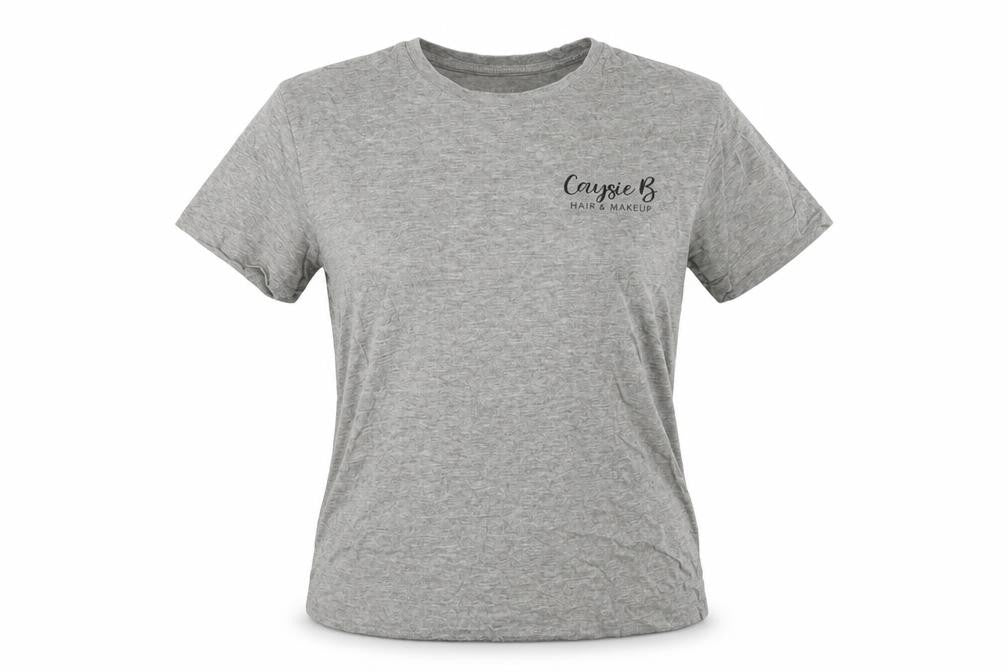 Primark Womens Grey  Cotton Basic T-Shirt Size S Crew Neck