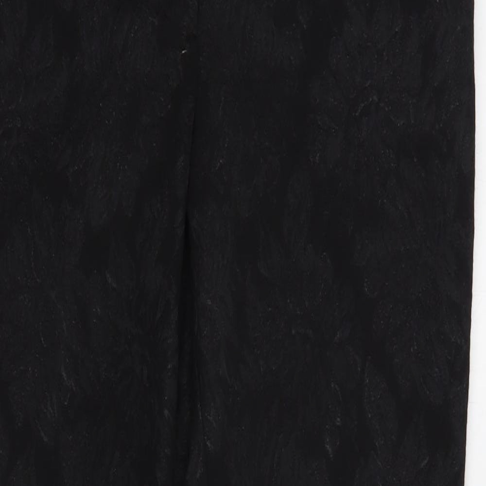 Womens UK Size 10 NEXT Regular Fit Dress Pants Black Trousers