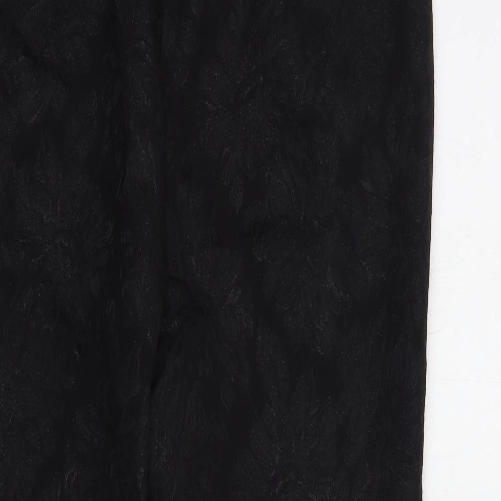 Womens UK Size 10 NEXT Regular Fit Dress Pants Black Trousers
