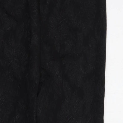 Womens UK Size 10 NEXT Regular Fit Dress Pants Black Trousers