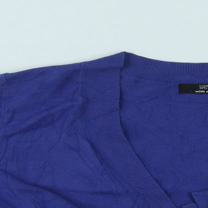 Womens UK Size 14 Marks and Spencer Blue Shrug Jumper