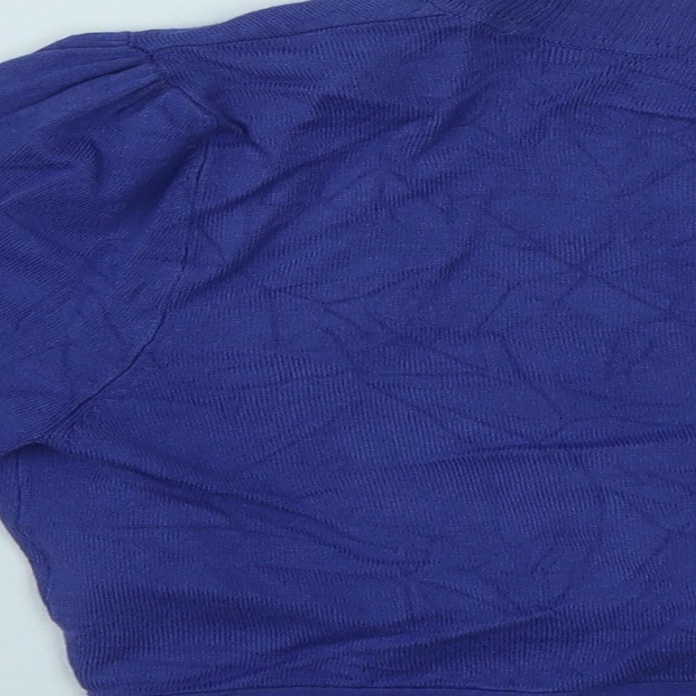 Womens UK Size 14 Marks and Spencer Blue Shrug Jumper