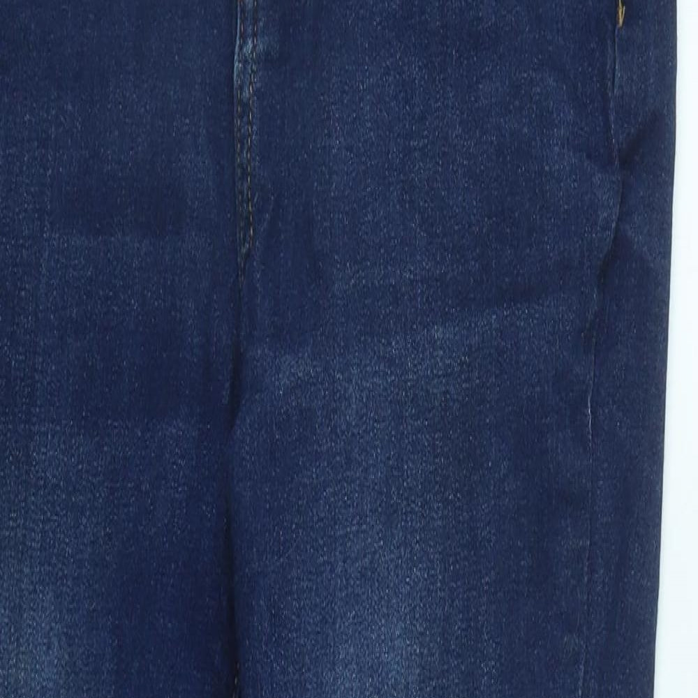 Denim & Co. Girls Blue  Cotton Skinny Jeans Size 11-12 Years  Regular