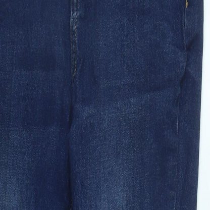 Denim & Co. Girls Blue  Cotton Skinny Jeans Size 11-12 Years  Regular