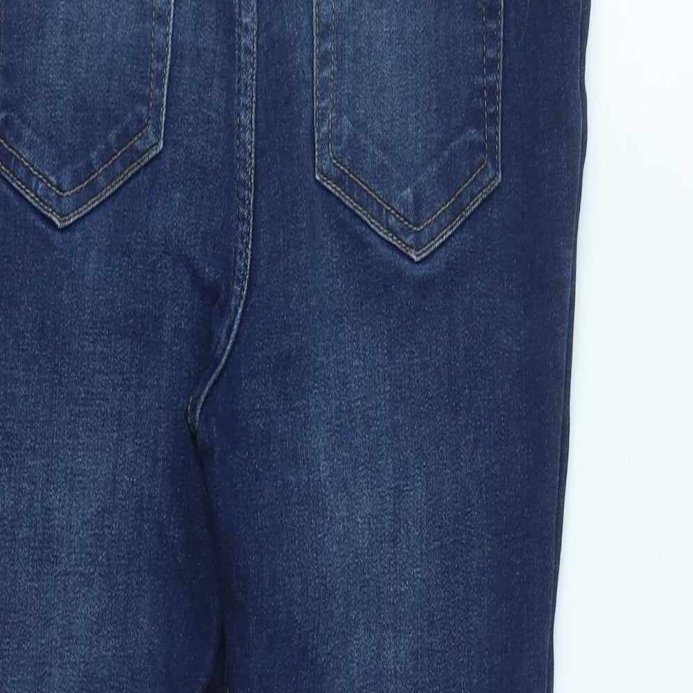 Denim & Co. Girls Blue  Cotton Skinny Jeans Size 11-12 Years  Regular