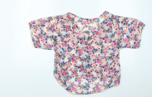 Womens UK Size 10 New Look Multicoloured Basic Button-Up