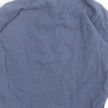 NEXT Boys Blue  Cotton Basic Polo Size 2-3 Years Collared Button
