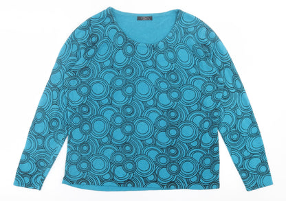 Womens UK Size M BM Blue Pullover Jumper