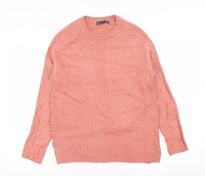 Womens UK Size XS Marks and Spencer Pink Pullover Jumper