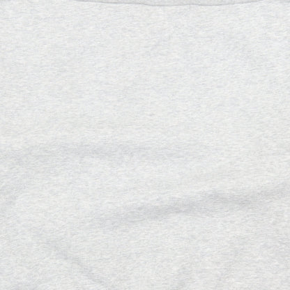 H&M Womens Grey  Cotton Pullover Sweatshirt Size L  Pullover