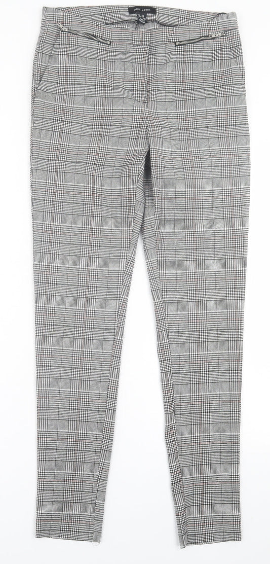 Womens UK Size 12 New Look Regular Fit  Grey Trousers