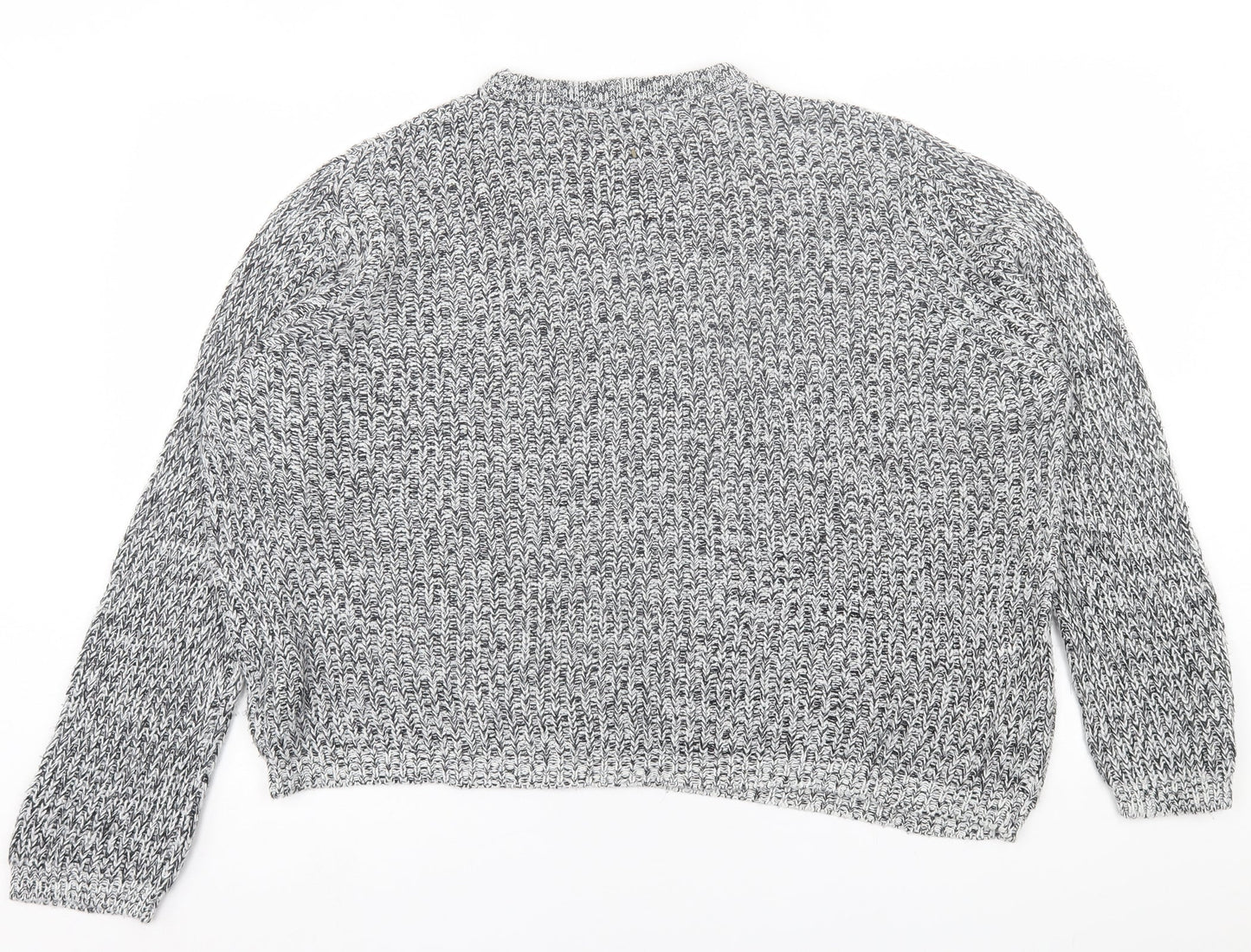 Womens UK Size L Peacocks Grey Pullover Jumper