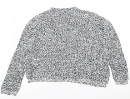 Womens UK Size L Peacocks Grey Pullover Jumper