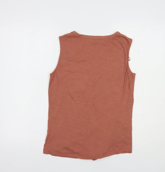Womens UK Size XS Dunnes Stores Brown Basic Blouse