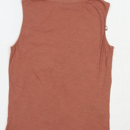 Womens UK Size XS Dunnes Stores Brown Basic Blouse