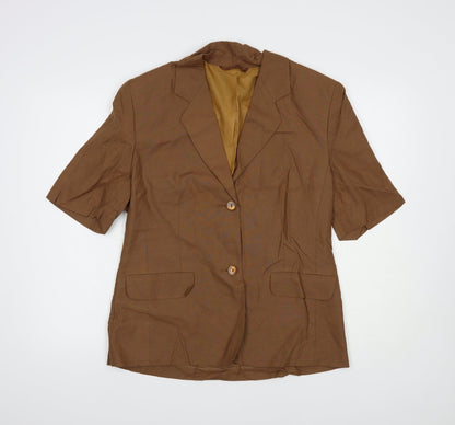 Womens UK Size 14 Steilmann Brown Jacket